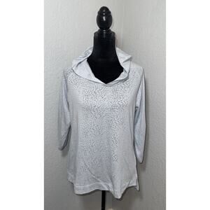 Columbia Womens Large Sheer Lightweight Sweatshirt Hoodie Athleisure Exercise